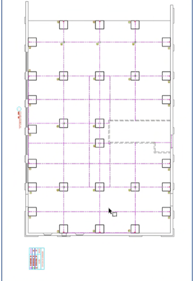 Construction and structural engineering information for a mixed-use property development